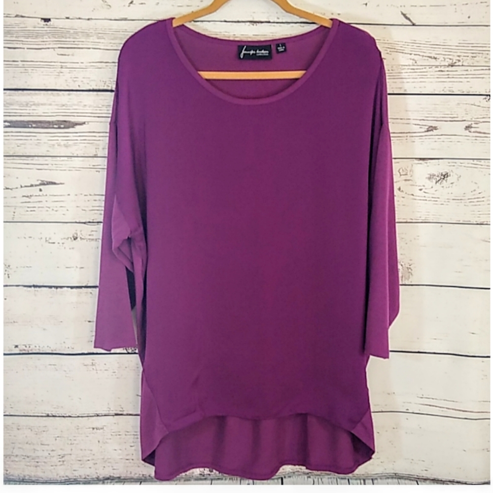 Jennifer Hudson Purple Hi/Lo Top